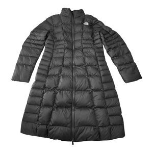North Face Metropolis II Parka Long Down Puffer Coat Parka Black Women's Size M